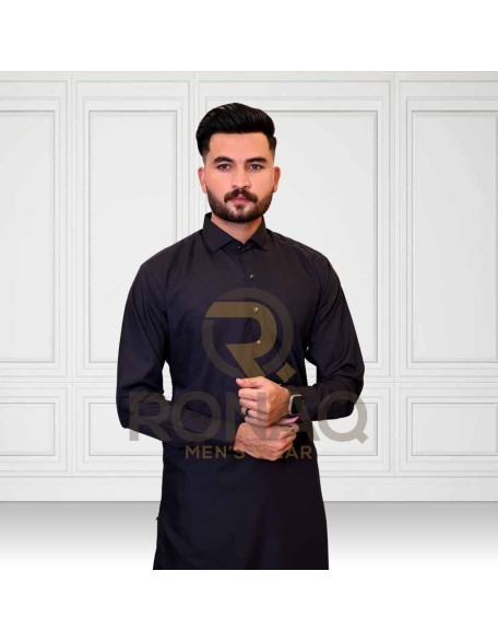 Malaysian Grey Shalwaar Kameez