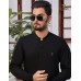 Jet Black Kurta Pajama