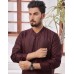 Dark Maroon Fancy Kurta