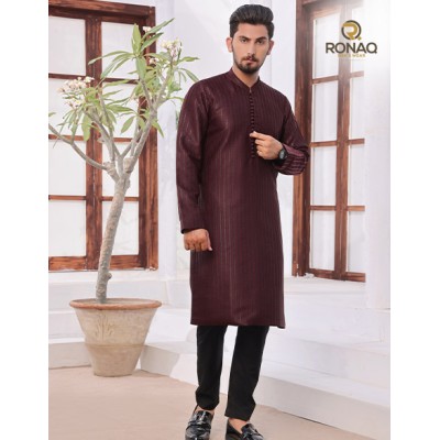 Dark Maroon Fancy Kurta