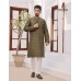 Olive Geometric Kurta