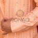 Baby pink embroided prince coat 