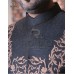 black jamawar embroided prince coat