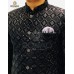 black velvet sequence prince coat 