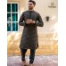 BLACK EMBROIDED KURTA