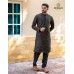 BLACK EMBROIDED KURTA