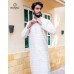 WHITE EMBROIDED KURTA