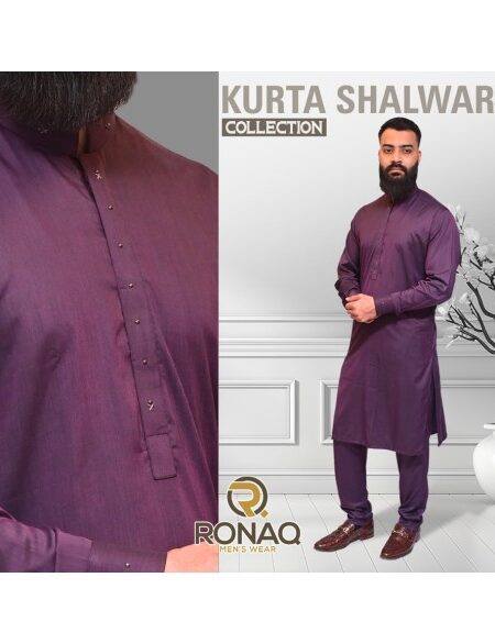 Purple Kameez Shalwar