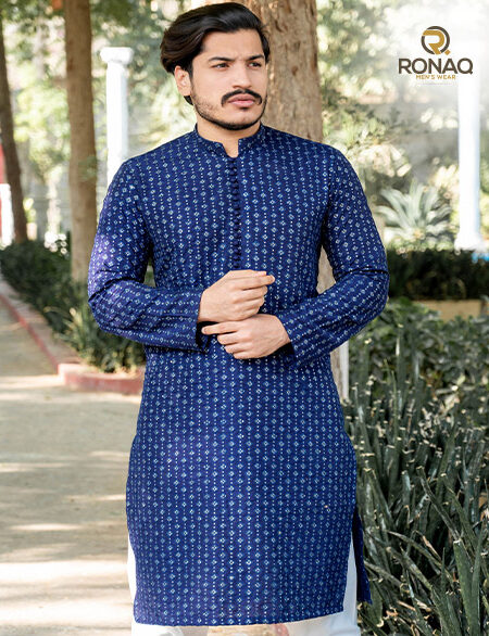 Ferozi Embroided Kurta