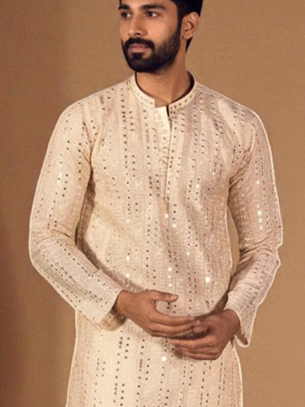 Ivory Spark Kurta
