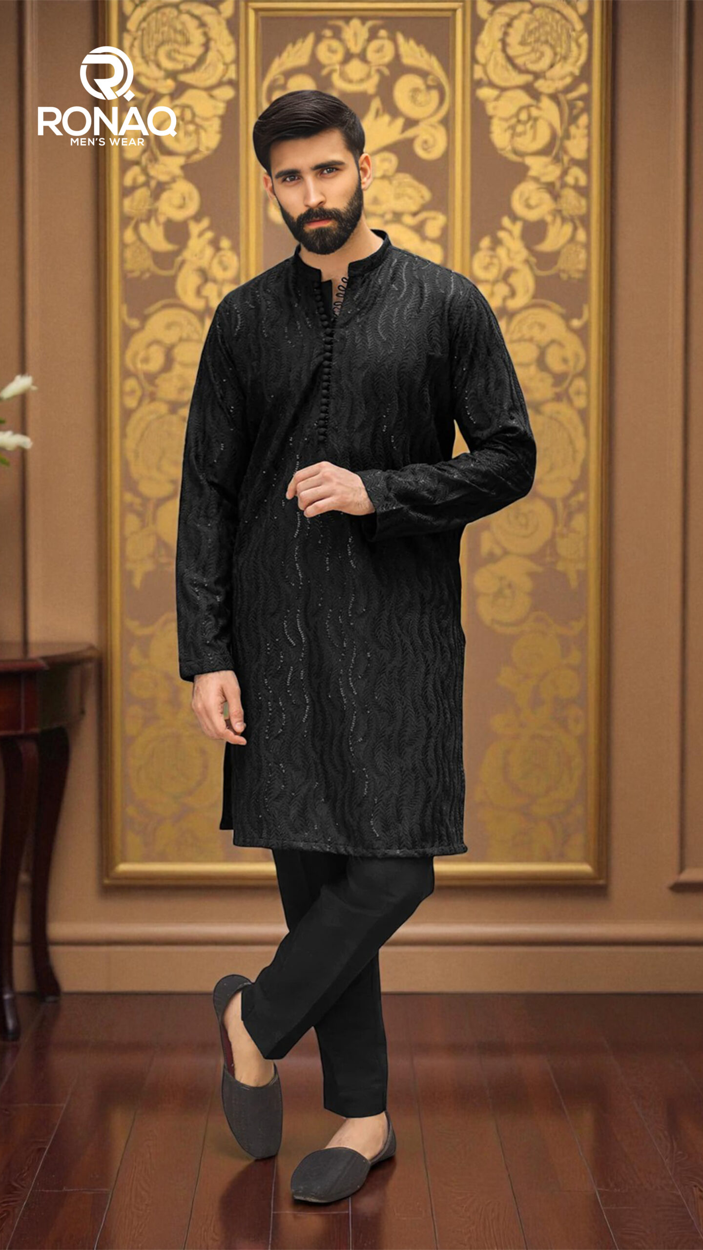 Obsidian Royal Kurta